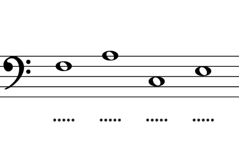 Bass Clef Note Words Quiz
